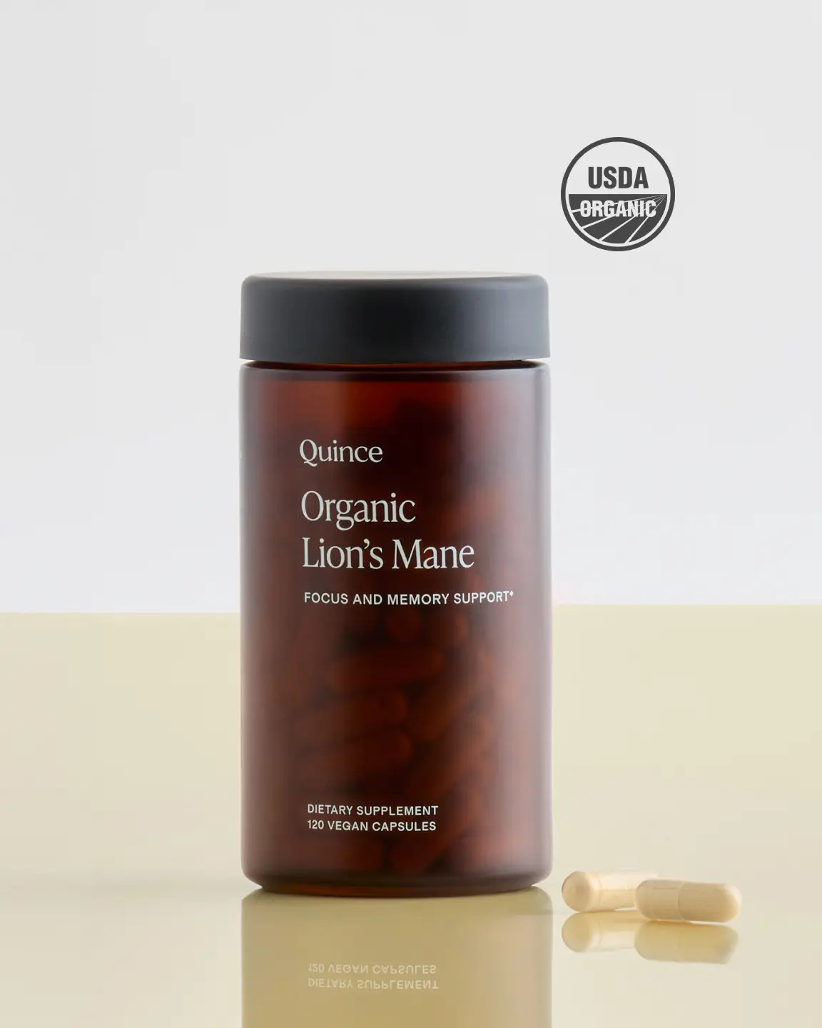 Certified Organic Lion’s Mane Capsules | Quince