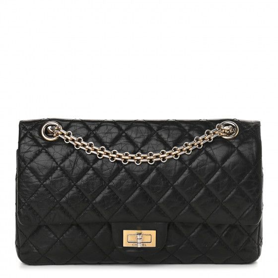 CHANEL

Aged Calfskin Quilted 2.55 Reissue 225 Flap Black | Fashionphile