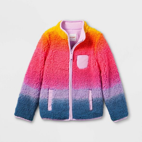 Girls' Sherpa Zip-Up Jacket - Cat & Jack™ | Target