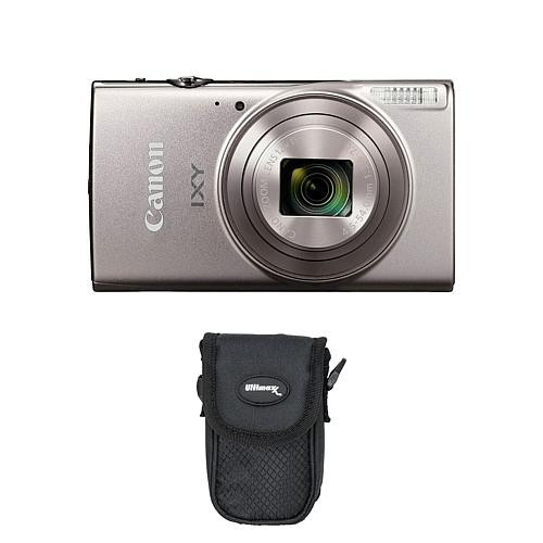 Canon PowerShot ELPH 360 HS 20.2MP Compact Digital Camera Bundle - Metallic | HSN