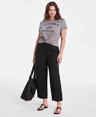 On 34th Women's Pull-On Utility Barrel Pants, Exclusively at Macy's - Macy's | Macy's
