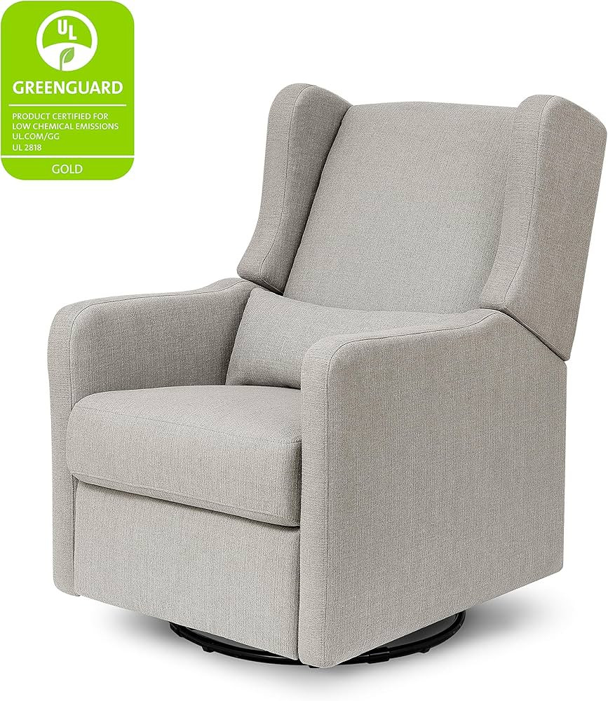 Carter's by DaVinci Arlo Recliner and Swivel Glider in Performance Grey Linen, Water Repellent & Sta | Amazon (US)