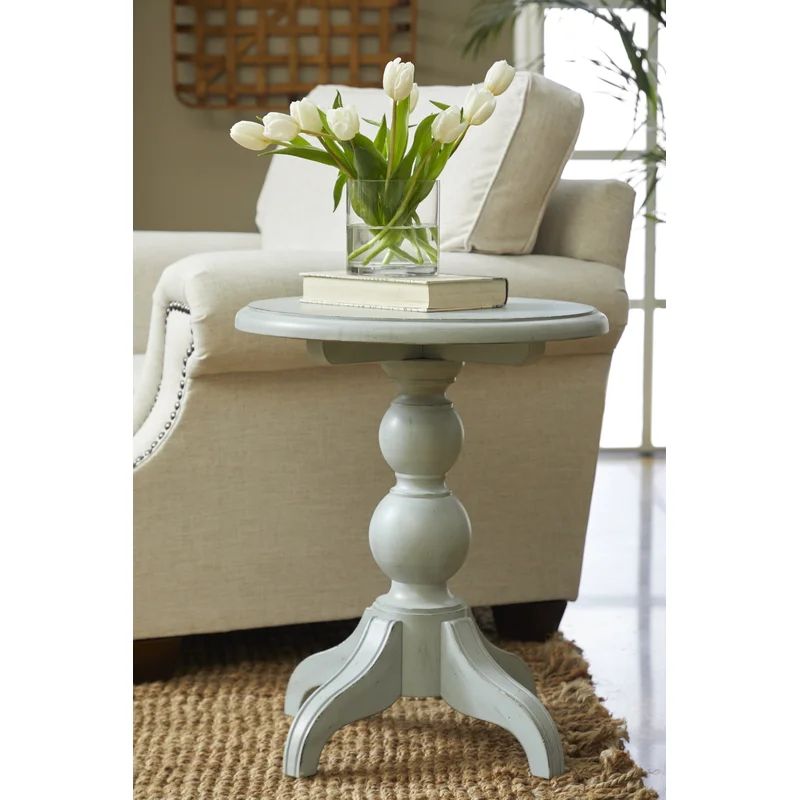 Solid Wood Pedestal End Table | Wayfair North America