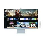 SAMSUNG M8 Series 32-Inch 4K UHD Smart Monitor & Streaming TV with Slim-fit Webcam for PC-Less Exper | Amazon (US)