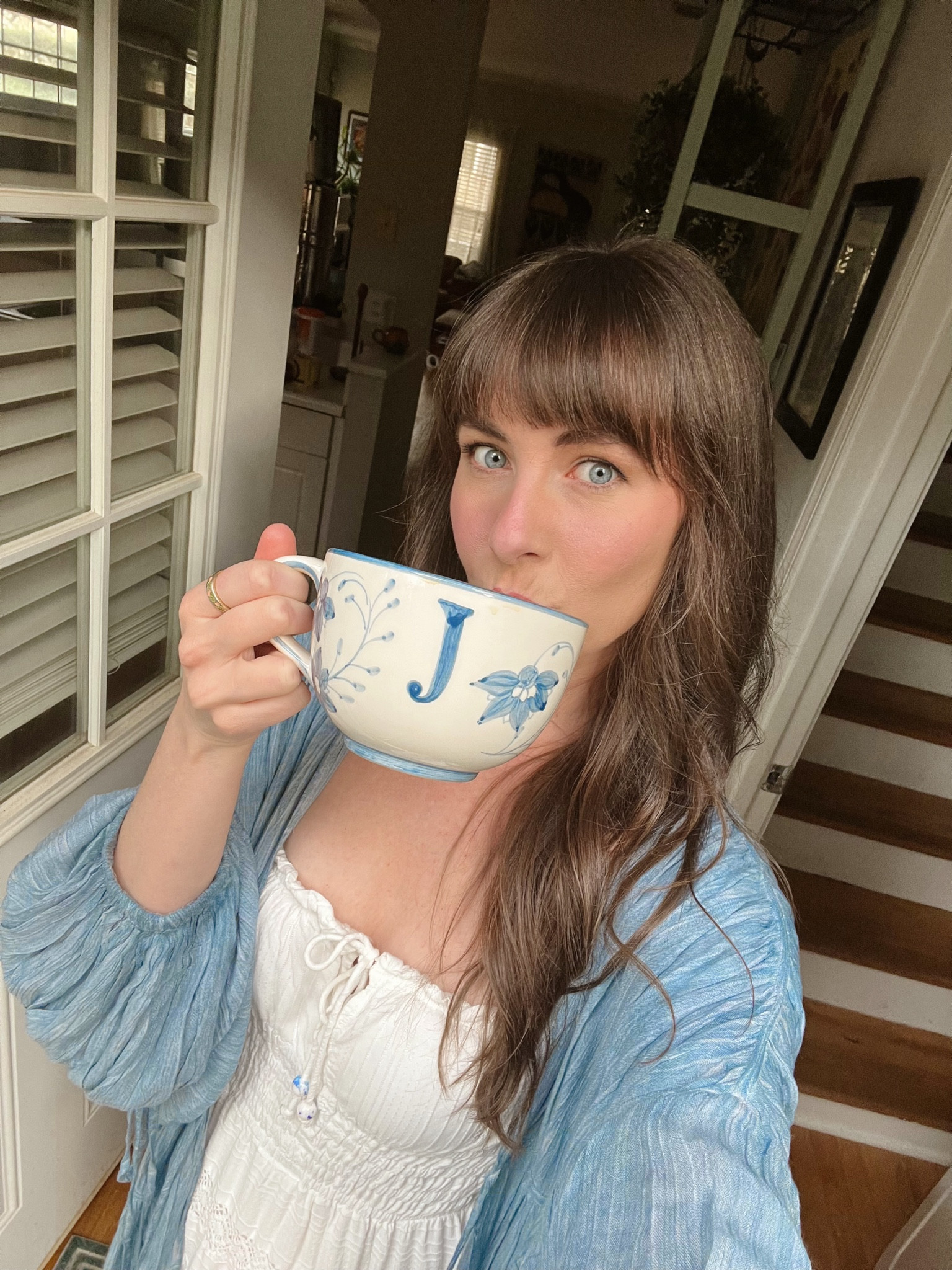 cozy cottagecore vibes ☕️🪞🩵🕊️

#LTKFindsUnder50 #LTKHome #LTKSeasonal