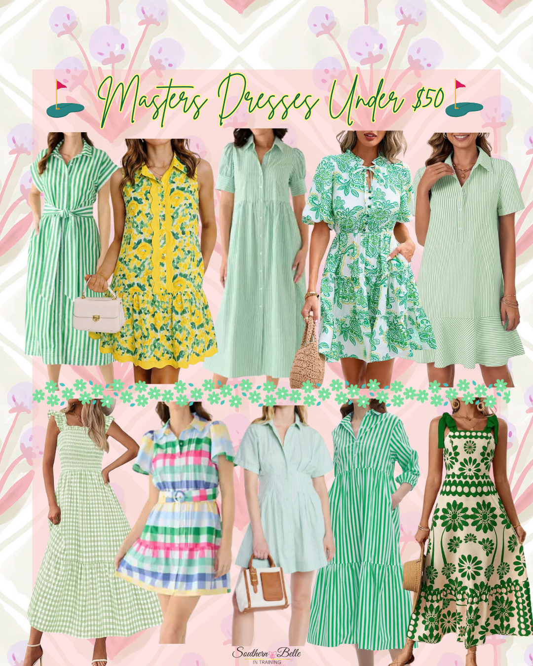 Affordable Masters Outfits || Golf Tournament Outfit || What to Wear to the Masters || Masters Party Outfit || Masters Dress under $50  

 #LTKSeasonal