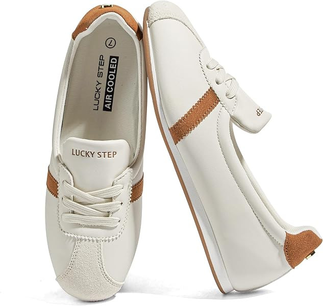 LUCKY STEP Women's Slip On Fashion Sneakers | Amazon (US)