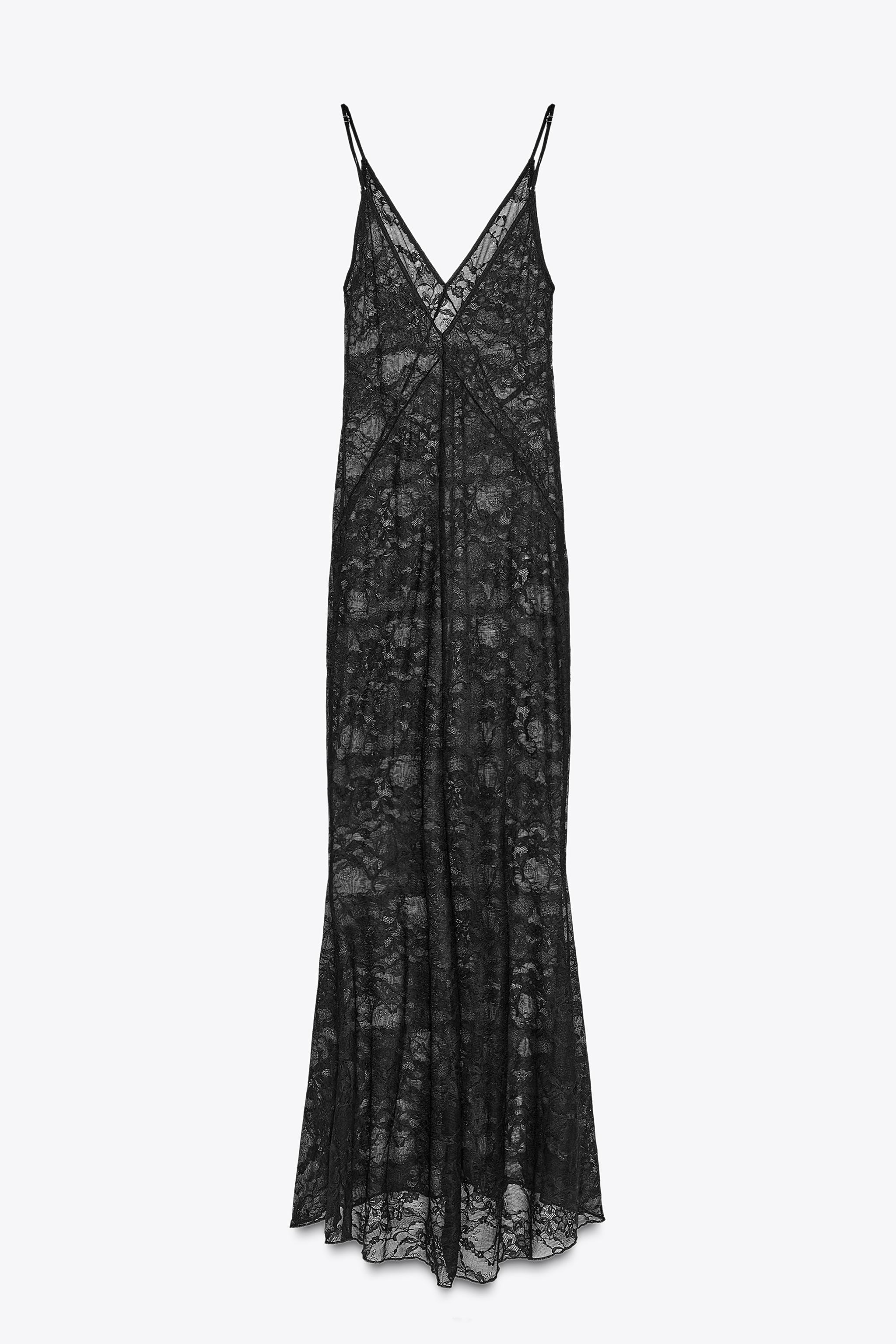LONG LACE DRESS | Zara UK