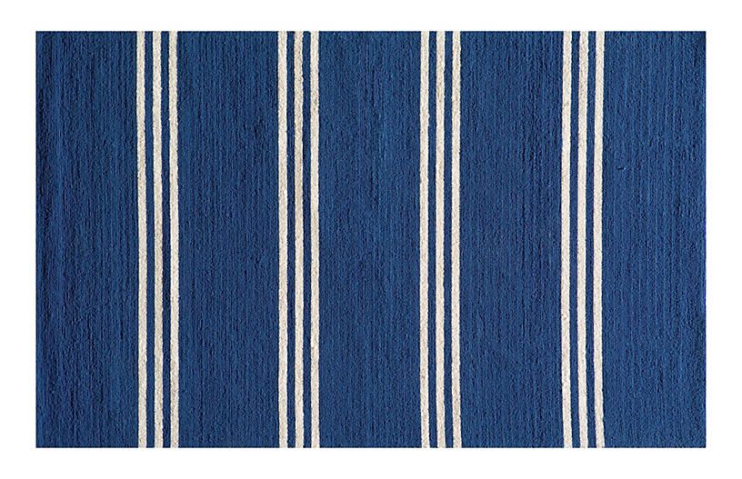 Payson Outdoor Rug, Maritime Blue | One Kings Lane