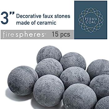 Bond Manufacturing Ceramic Fire Balls | Set of 15 | Fire Pit / Fire Table Accessory for Indoor an... | Amazon (US)