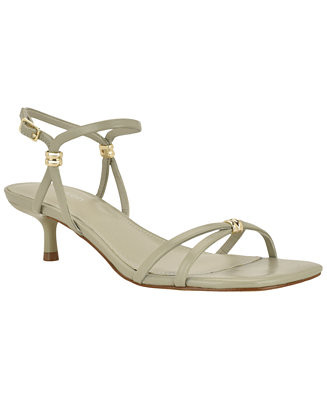 Women's Rivine Strappy Kitten Heel Dress Sandals | Macy's