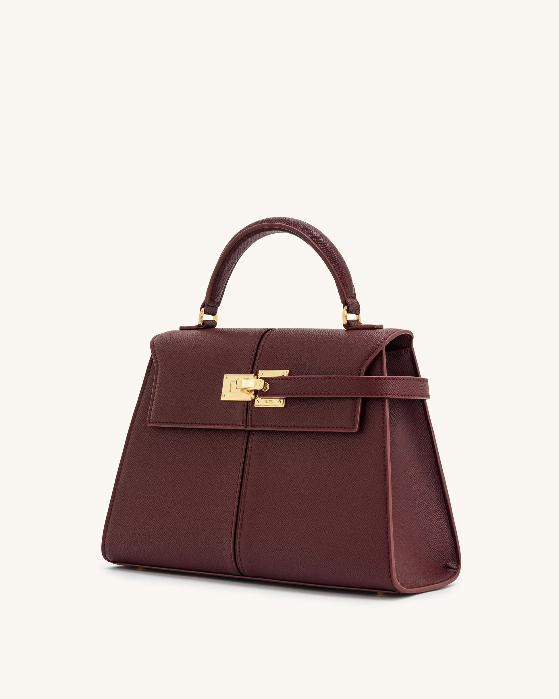 Elise Large Top Handle Bag - Claret | JW PEI US