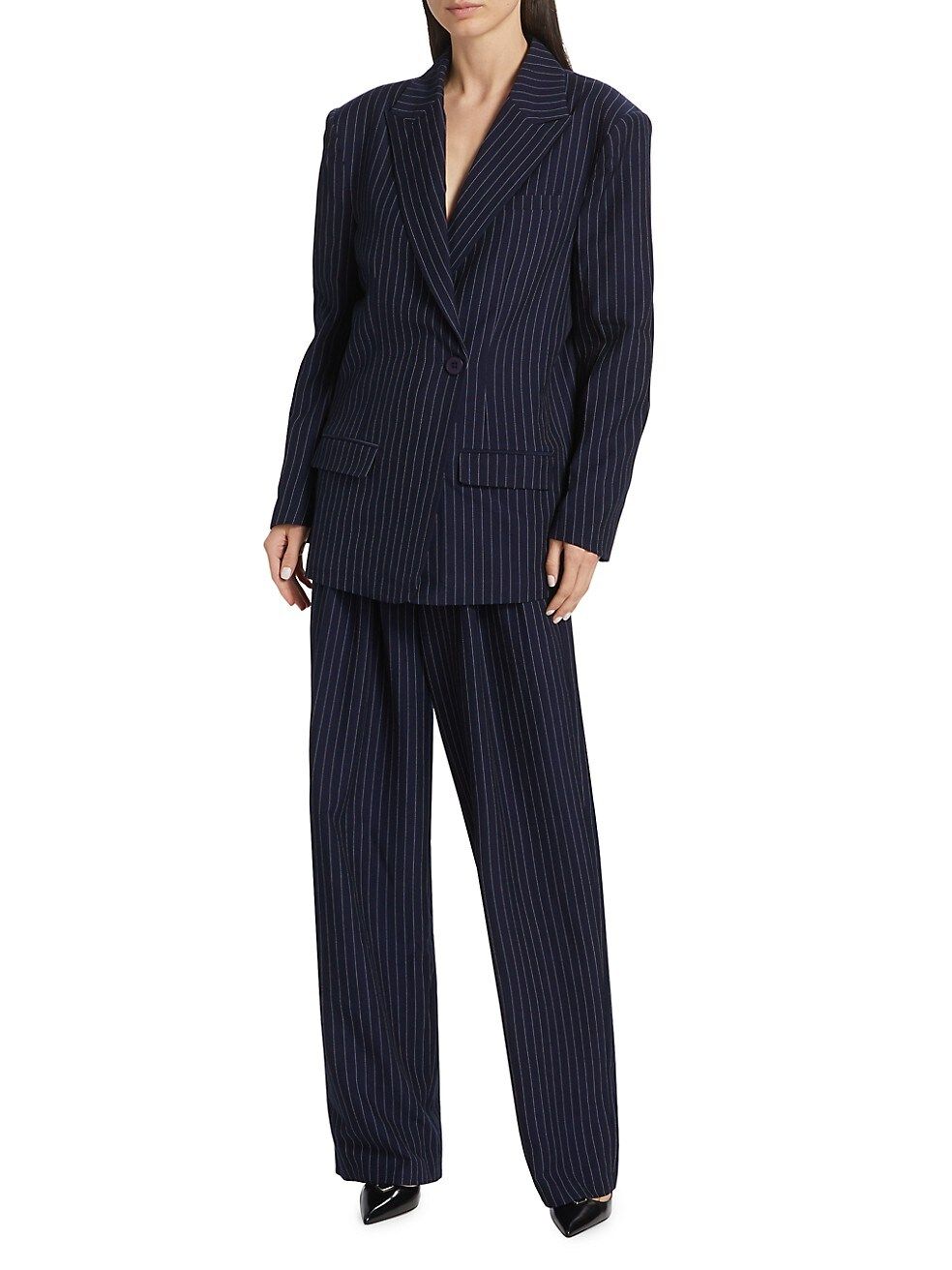 Margeaux Oversized Pinstripe Blazer | Saks Fifth Avenue