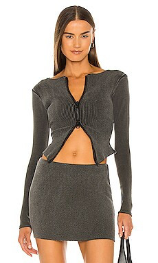 The K Label Kache Top in Acid Black from Revolve.com | Revolve Clothing (Global)