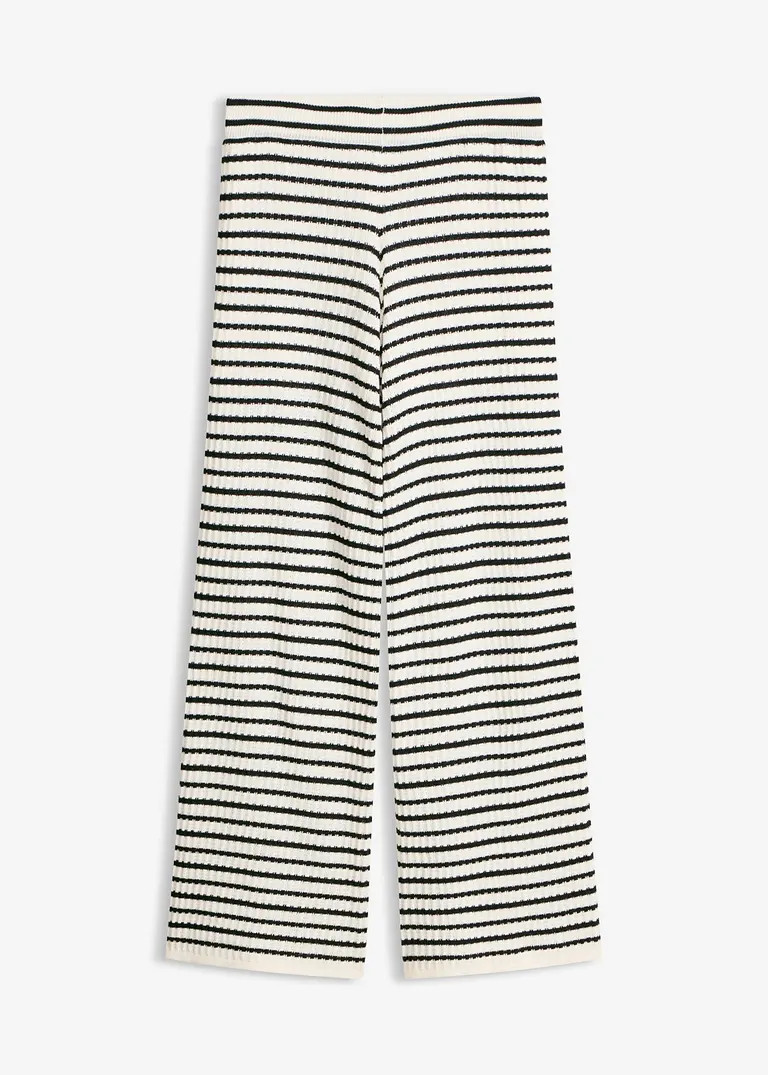 Strickhose aus luftigem Leinen-Mix | Bonprix DE