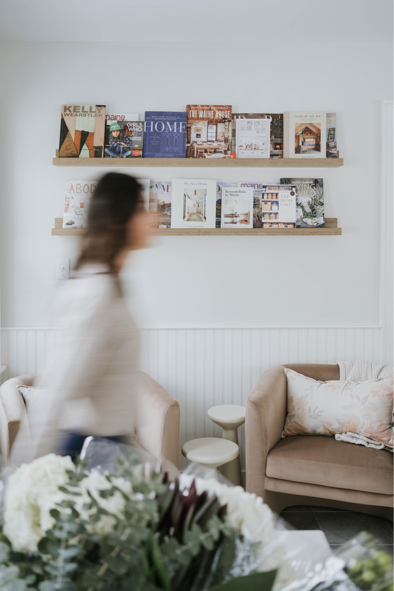 The entry way/ reception area for our surf road studio space 

#LTKhome #LTKstyletip #LTKworkwear