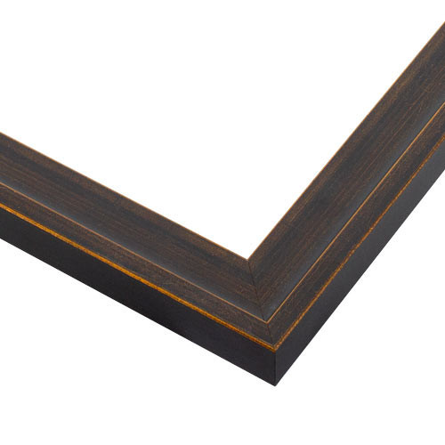 Narrow Black with Gold Wood Picture Frame | Picture Frames
