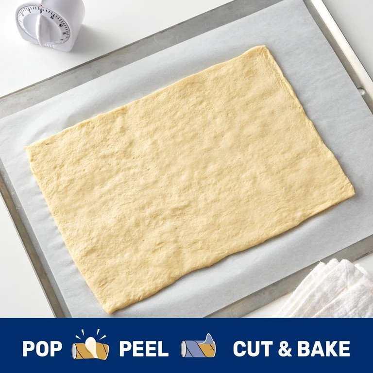 Pillsbury Dough Sheet, Original Crescent, Refrigerated Canned Pastry Dough, 1 Sheet, 8 oz | Walmart (US)