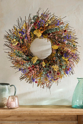 Preserved Yarrow + Indigo Wreath | Terrain