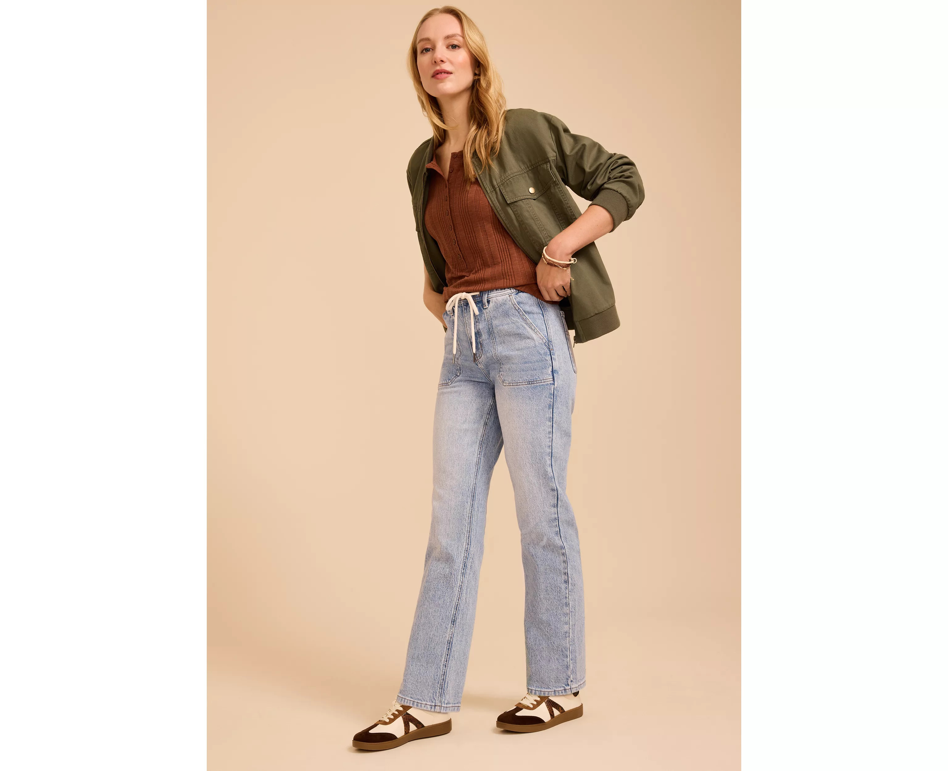 KanCan\u2122 Mid Rise Pull On Relaxed Straight | maurices | Maurices