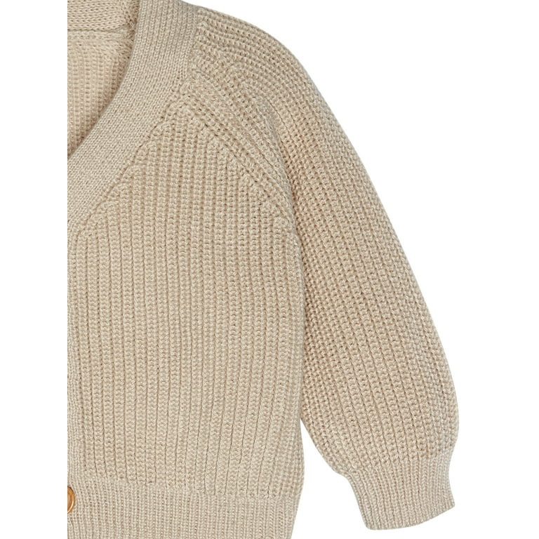Modern Moments By Gerber Baby Unisex Knit Cardigan Sweater & Jogger Set, 2 Piece, Sizes 0/3-24M -... | Walmart (US)