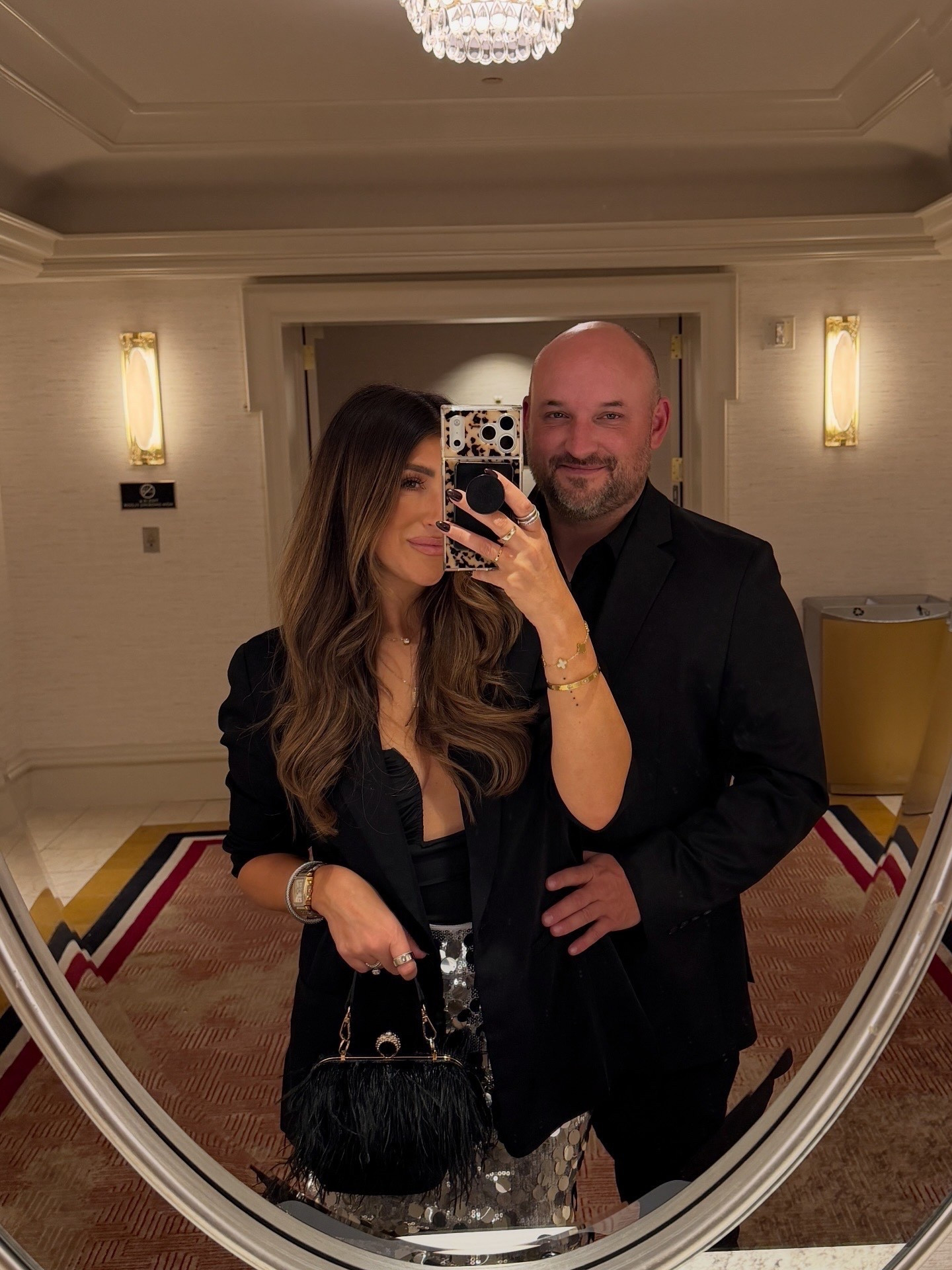 Holiday outfit, datenight outfit, sequin skirt, blazer outfit. Wearing meds. Code laurenhorn35 @vici. 

#LTKgrwm #LTKHoliday #LTKootd

#LTKFindsUnder50 #LTKSaleAlert #LTKHoliday