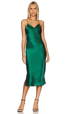 CAMI NYC Raven Dress in Spruce from Revolve.com | Revolve Clothing (Global)