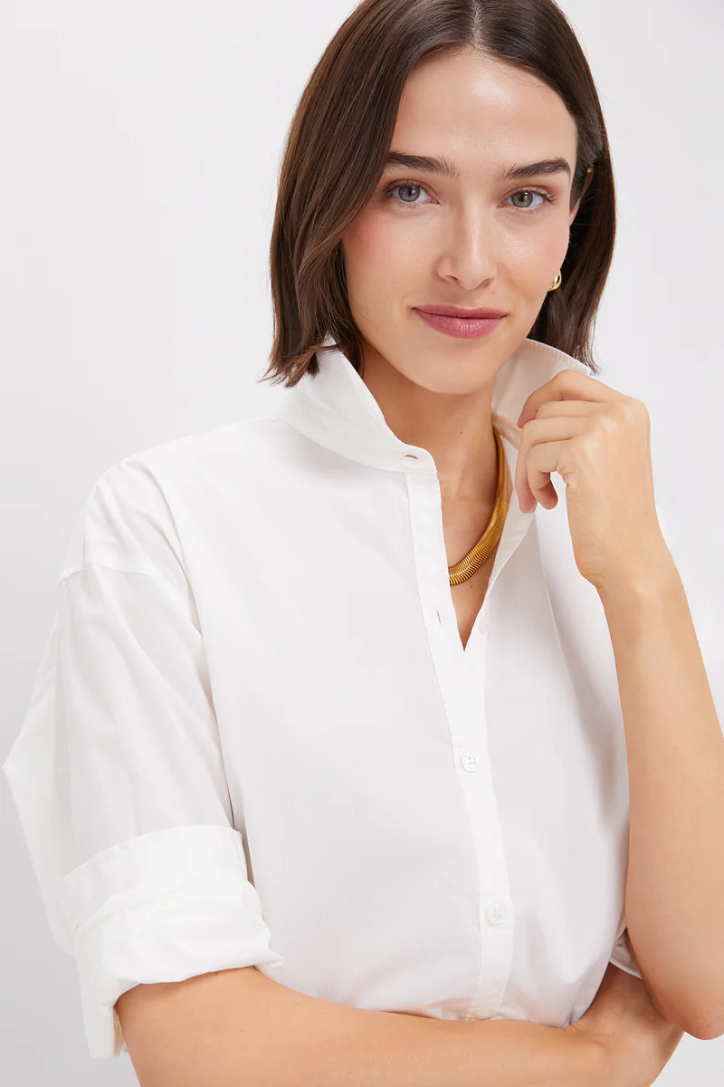 White Wexler Cotton Button Down | Tuckernuck (US)