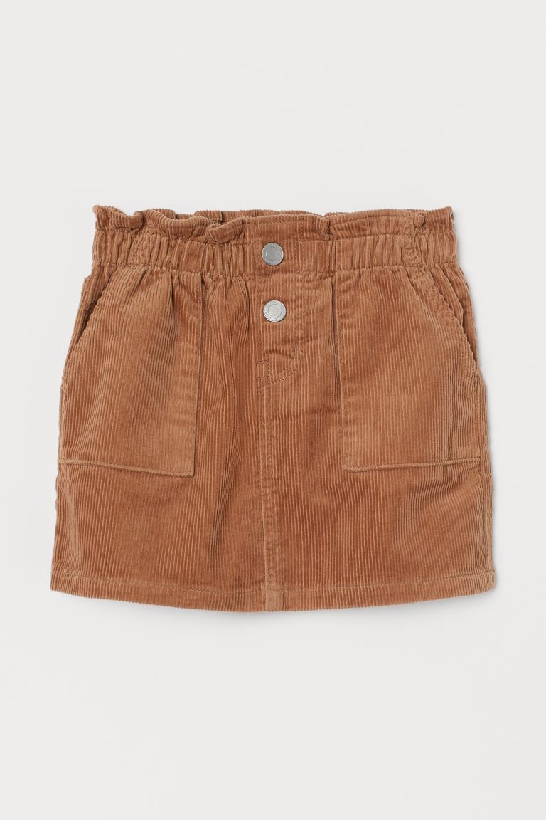 Cotton Corduroy Skirt | H&M (US + CA)