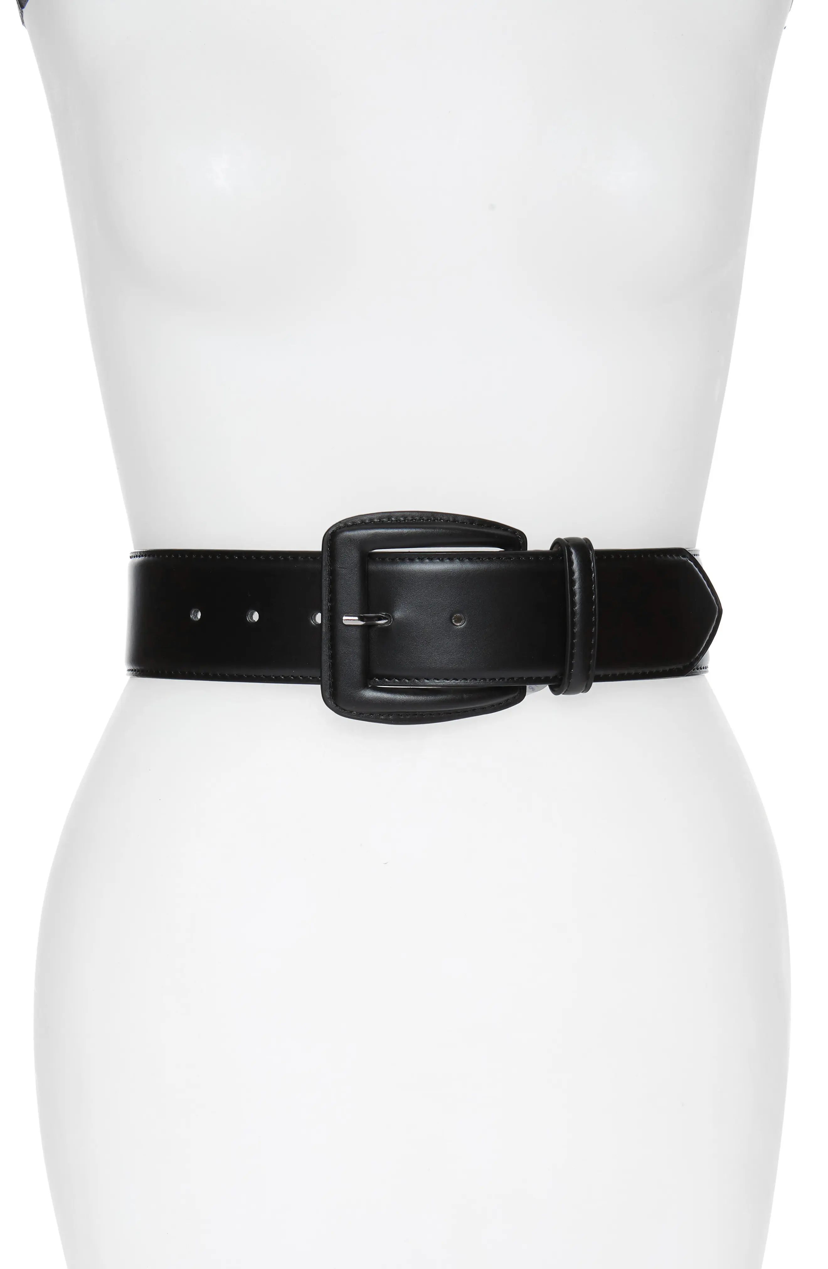 Faux Leather Stretch Belt | Nordstrom