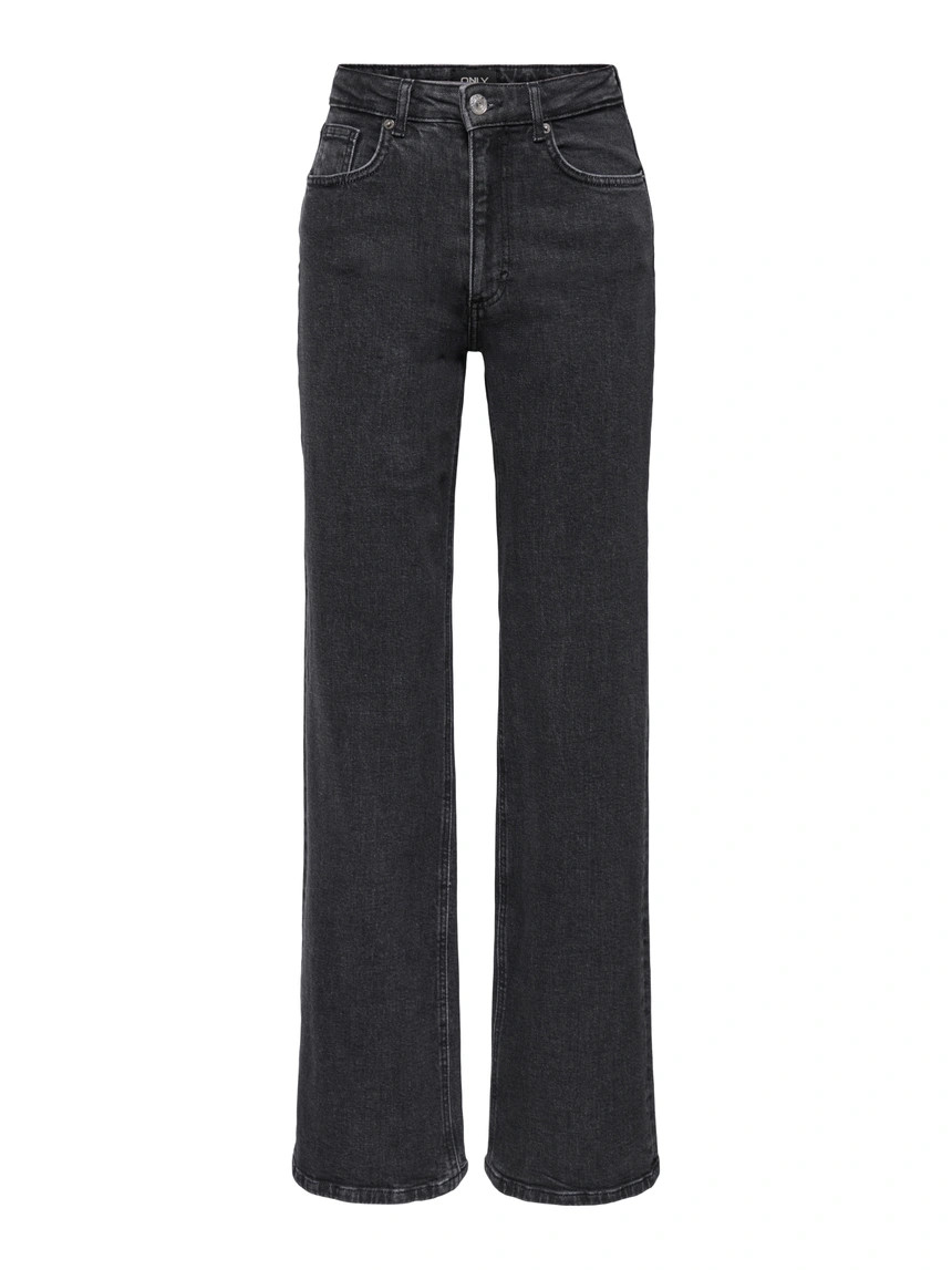ONLJUICY Hohe Taille Weiter Beinschnitt Jeans | ONLY® | Only.com