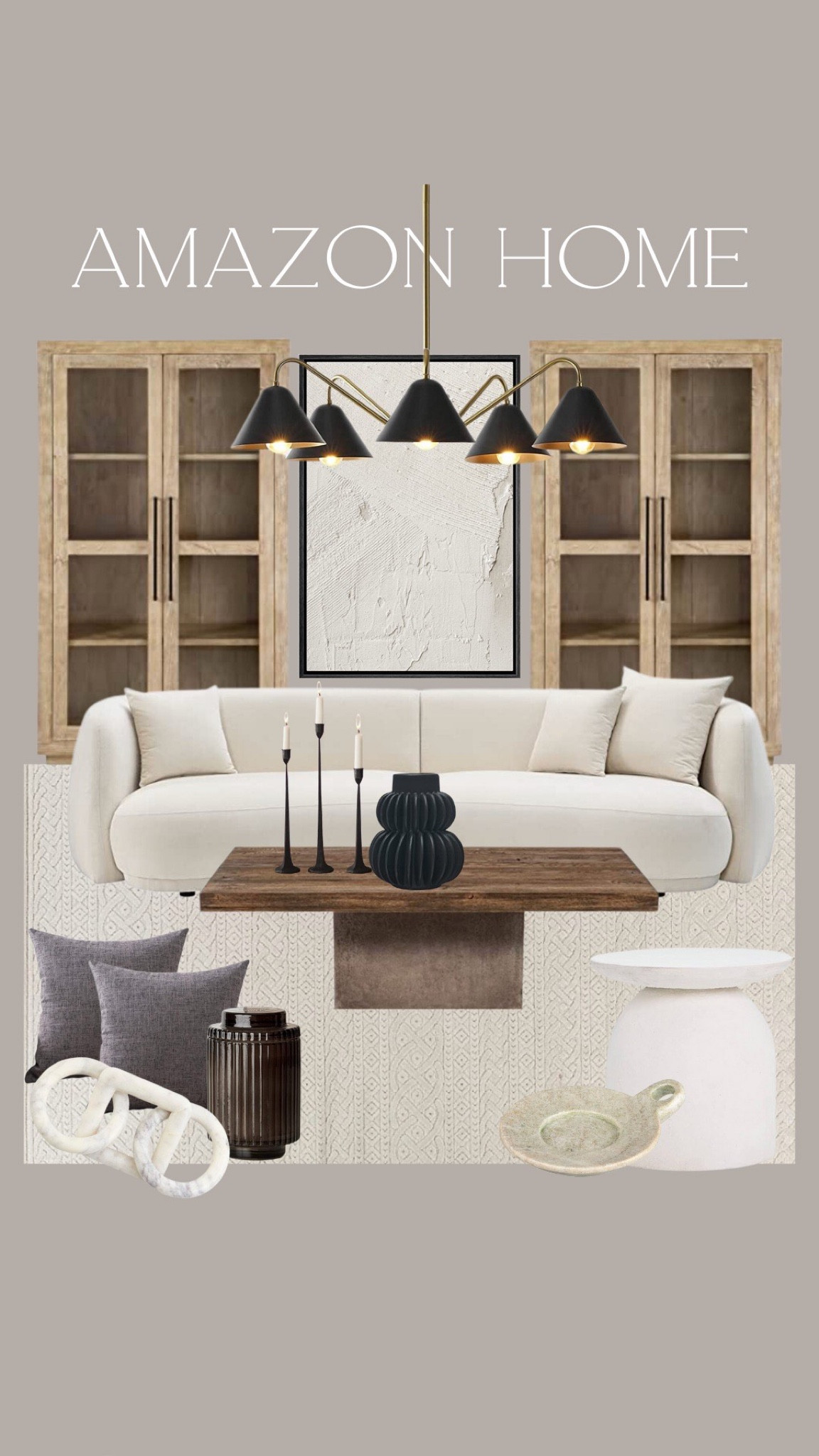 Furniture
Chandelier 
Sofa
Coffee table
Throw pillows
Home decor
End table

#LTKunder50 #LTKunder100 #LTKhome