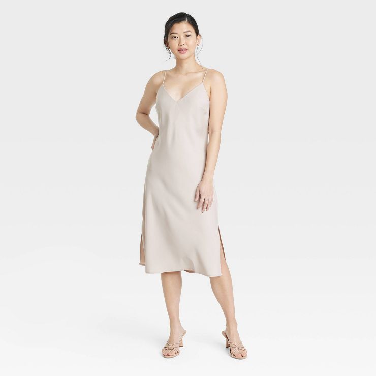 Women's V-Neck Slip Dress - A New Day™ | Target