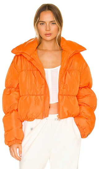 By Dyln Oxford Puffer in Orange | Revolve Clothing (Global)