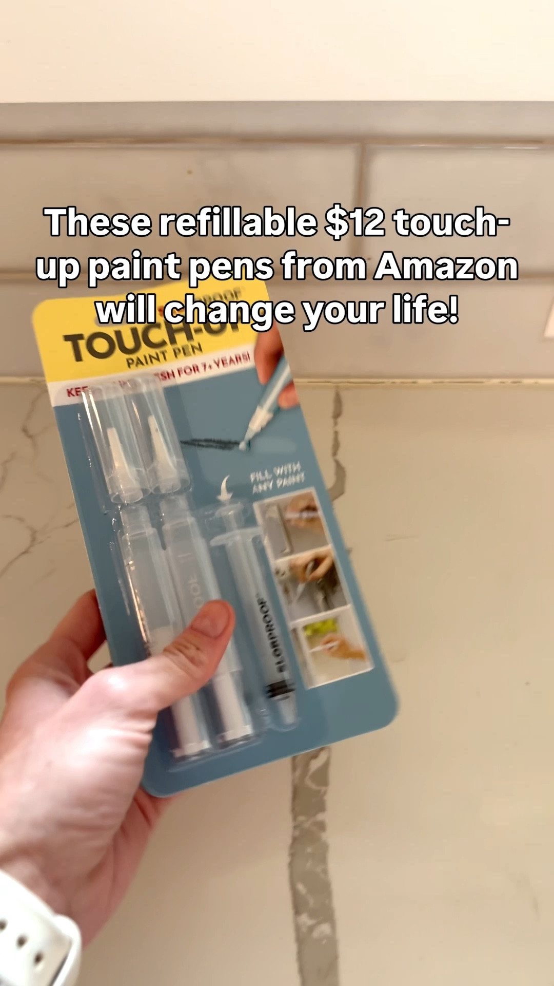 Refillable and reusable touch up paint pens for your home- just $12 for a set of two! 🏡 they are perfect for touching up the trim or walls in your home! Keep your home show ready all year along with these affordable Amazon paint pens ✨

#LTKSaleAlert #LTKHome