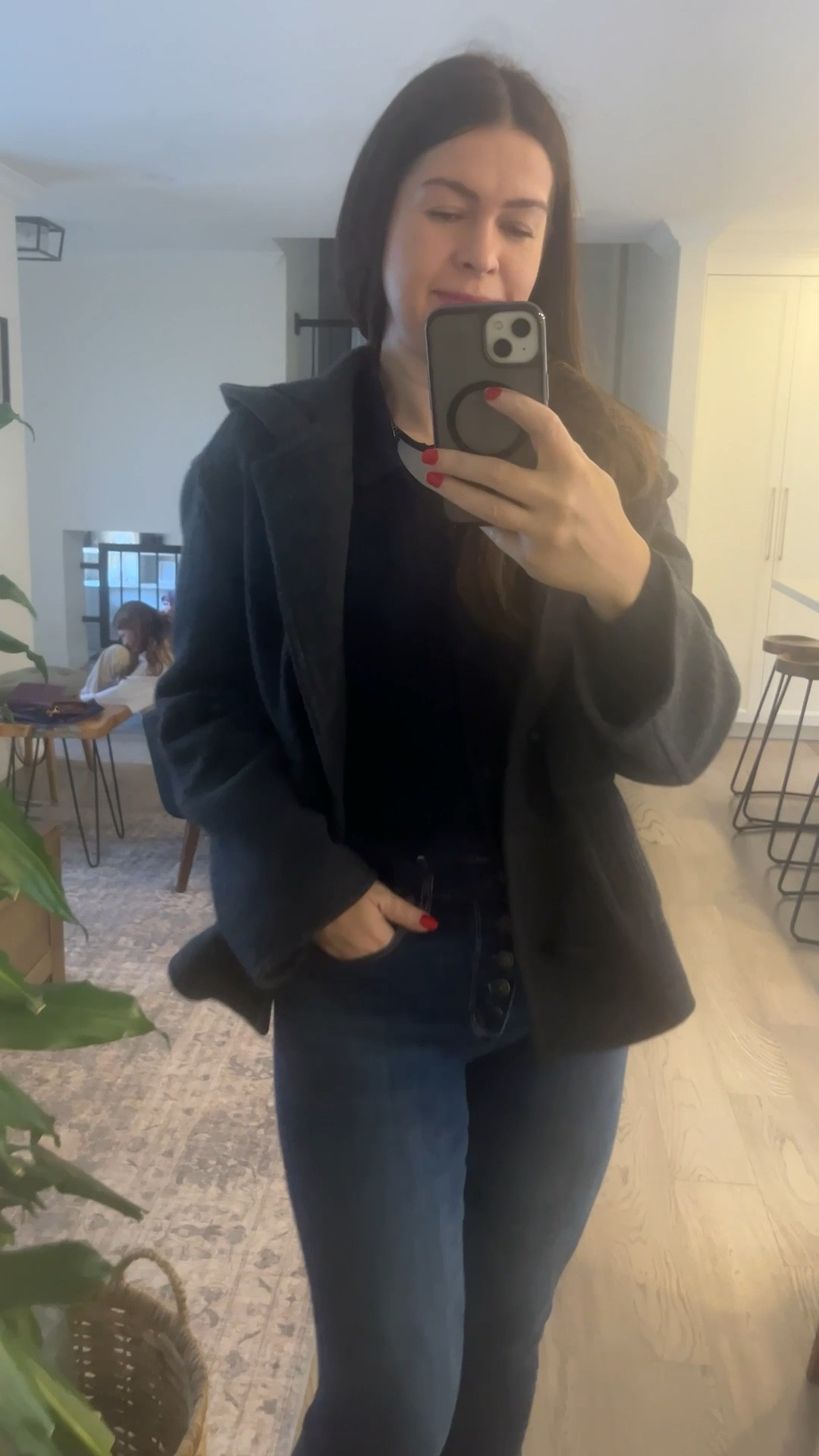 Perfect winter outfit. Sometimes I love to wear shorter coats when I’d not too cold outside and they look so cute too. Mine is old from Zara but I am linking similar options too

#LTKshoes #LTKover50style #LTKwinter