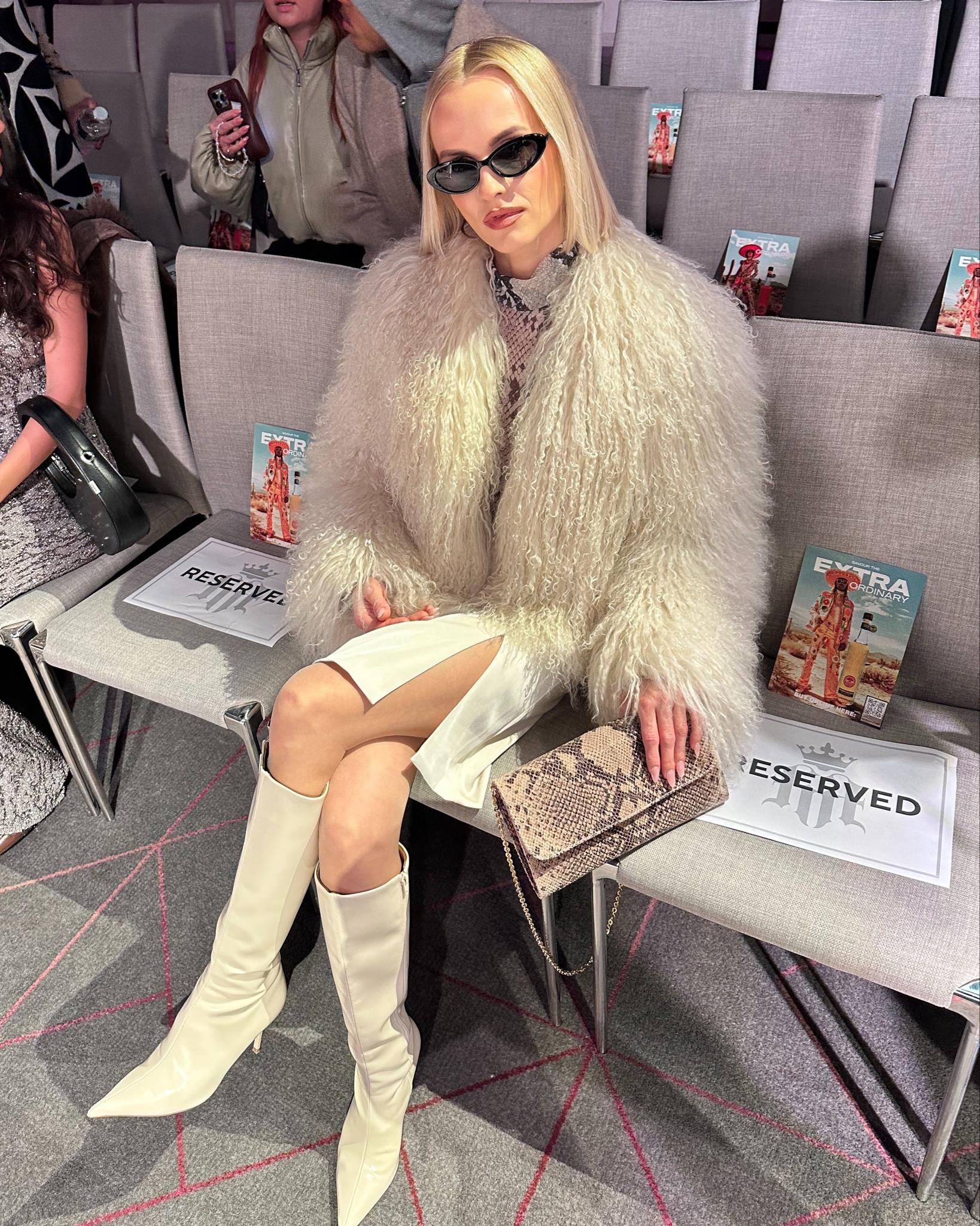 London Fashion Week day 3 look!

As this year by the astrology is a Snake sign year, adding some python details to matching beige outfit to brake the look and make some sophistication to it. 

Mongolian Sheep Fur coat from De Savary London, Sunglasses and leather Clutch from Revolve, Python  transparent top Stella Mccartney, Skirt and boots Zara.

#LTKeurope #LTKuk #LTKFashionMonth