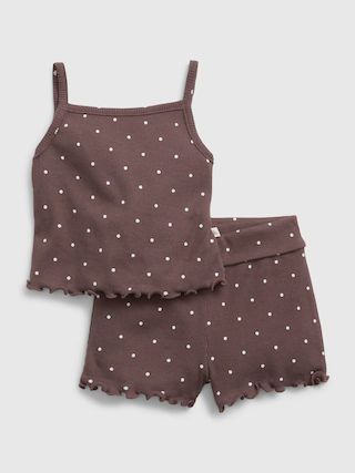 Baby 100% Organic Cotton Mix and Match Ribbed Outfit Set | Gap (US)