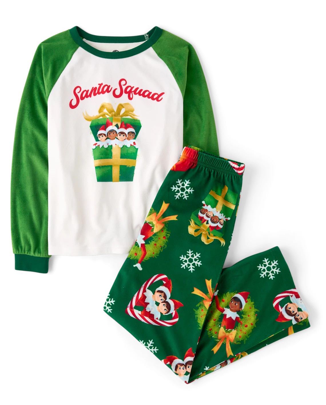 Kids Matching Family The Elf On The Shelf™ Santa Squad Pajamas - multi | The Children's Place