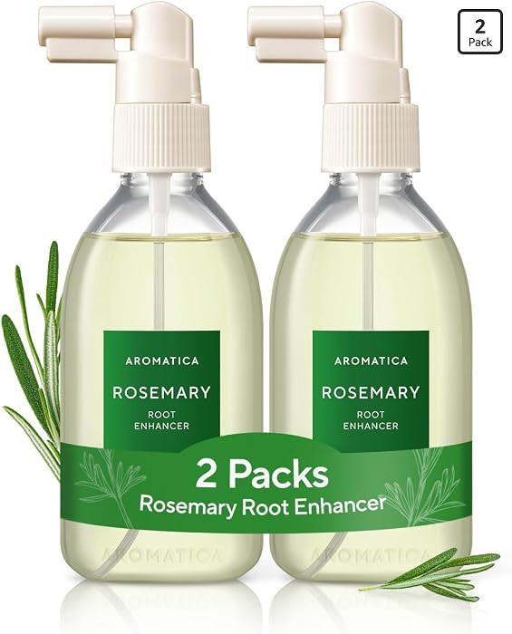 AROMATICA Root Enhancer Rosemary Water Spray for Hair Growth (2 Packs) | Amazon (US)