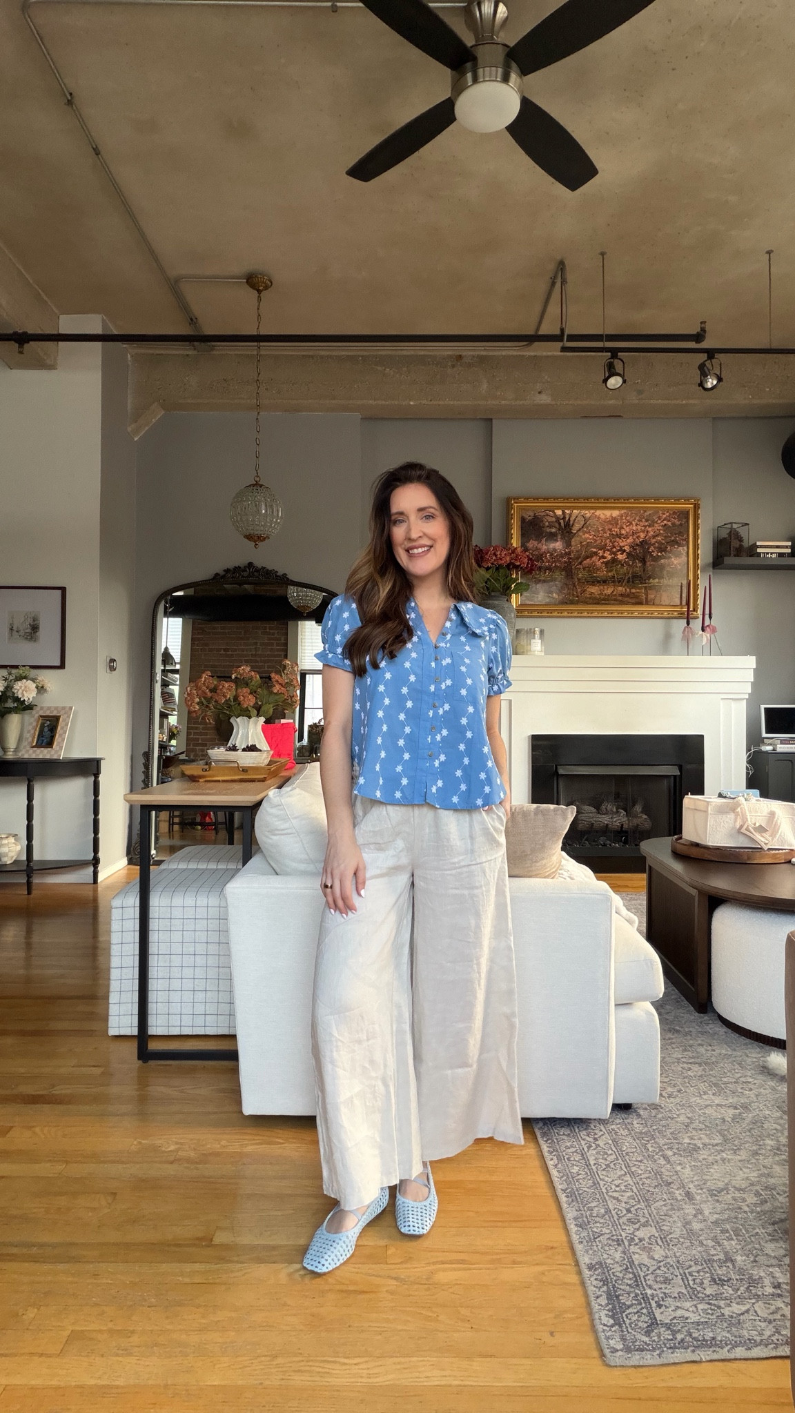 Use code SHELBI20 for 20% at Anthro // wearing a small in the top and XS in the linen pants. The pants come in petite and tall sizing as well. Pants are stretchy and bump friendly 

#LTKSaleAlert #LTKBump