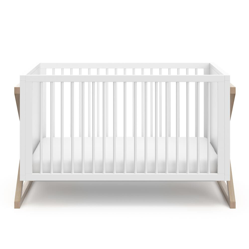 Storkcraft Equinox Vintage Driftwood 3 in-1-Convertible Crib | The Home Depot