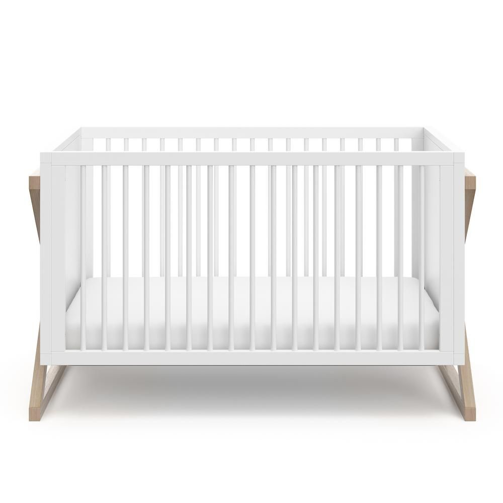 Storkcraft Equinox Vintage Driftwood 3 in-1-Convertible Crib | The Home Depot
