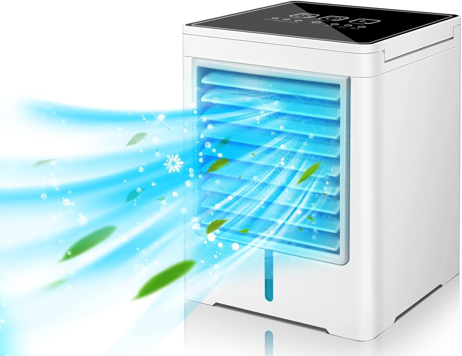 Portable Air Conditioners Fan, Evaporative Air Cooler, USB Personal Mini Air Conditioner with 3 W... | Amazon (US)