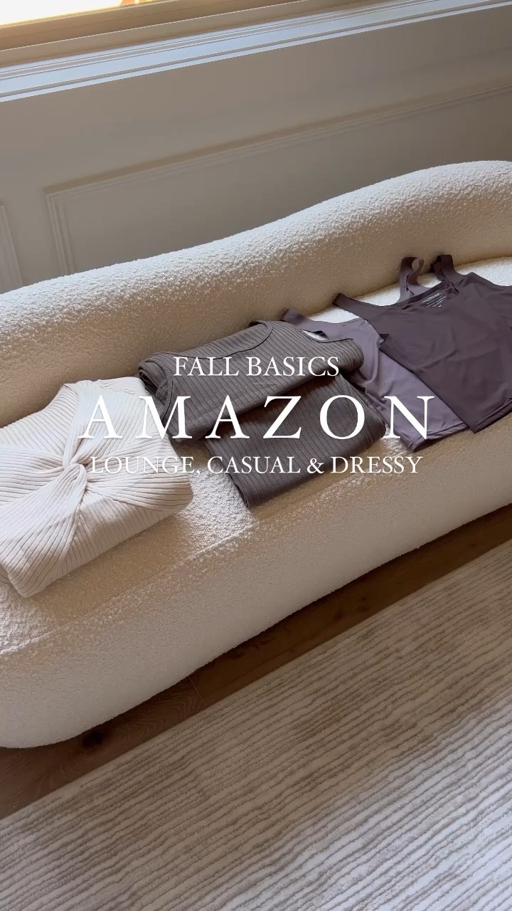 Fall Amazon Finds. 
Wearing small in lounge set and dress. Wearing medium in contour tank. 

Amazon. Amazon finds. Neutral fashion. Neutral style. Neutral aesthetic. Knit dress. Maxi dress. Lounge set. Contour tank. Aritzia inspired  

#LTKfindsunder50 #LTKSeasonal #LTKstyletip
