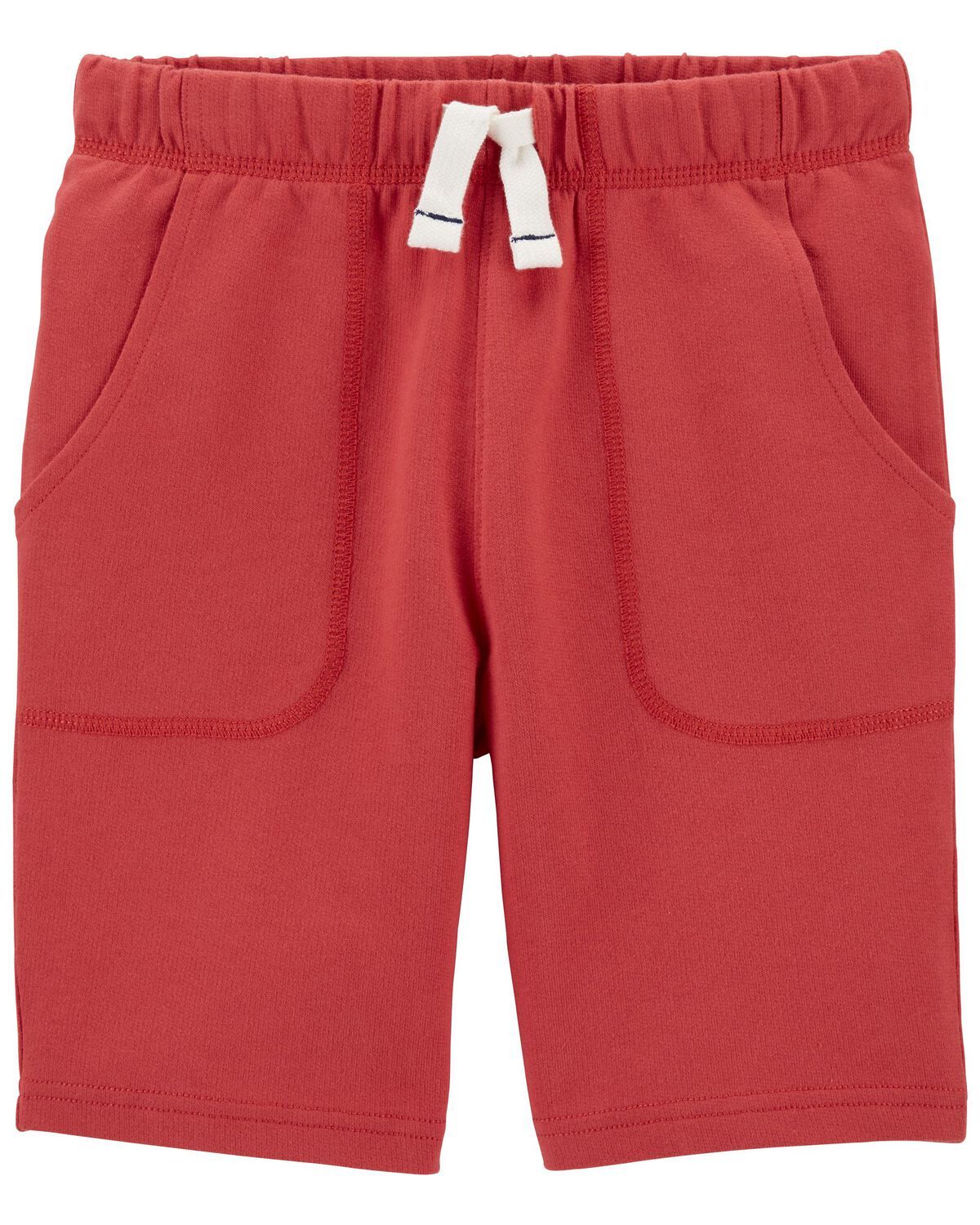 Red Kid Pull-On Knit French Terry Shorts | carters.com | Carter's
