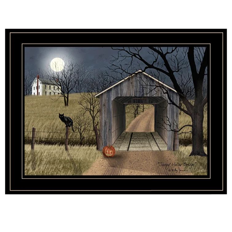 Sleepy Hollow Bridge by Billy Jacobs - Picture Frame Painting | Wayfair North America