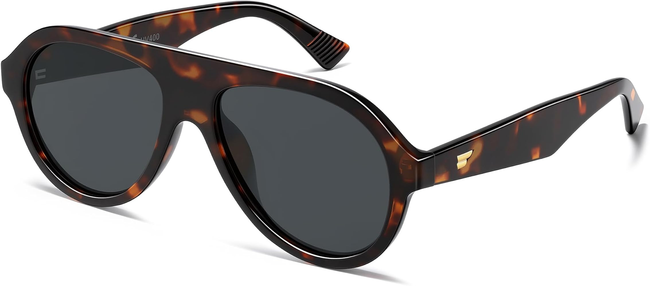 VANLINKER Retro Big Aviator Polarized Sunglasses for Men Women VL9750 | Amazon (US)