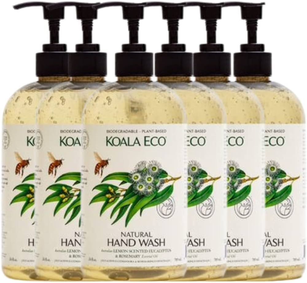 Koala Eco Lavado de manos natural, a base de plantas, ecológico y sin fragancia sintética, con aceit | Amazon (US)