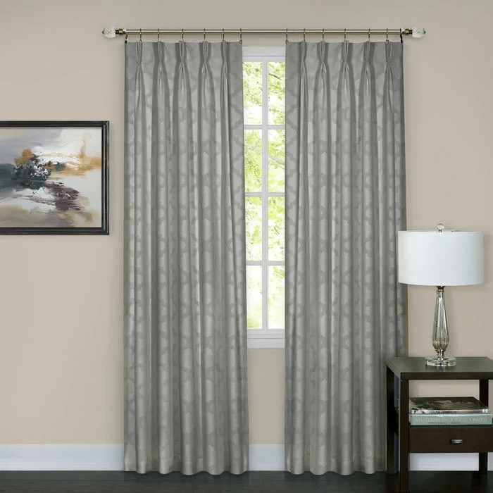 Achim Windsor Pinch Pleat Window Curtain Panel - Walmart.com | Walmart (US)
